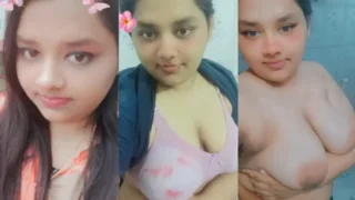 Cute Teen Chubby Girl Boobs Play Viral Video