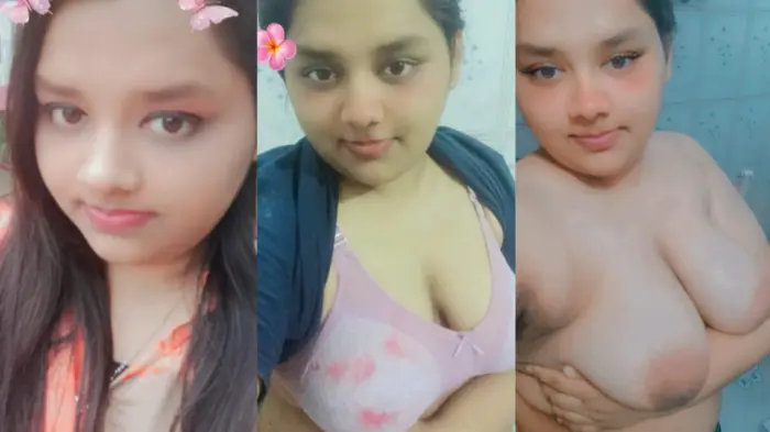 Cute Teen Chubby Girl Boobs Play Viral Video