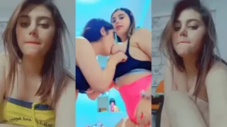 Desi Cute Tow Teen College Girl Having Fun Viral Video