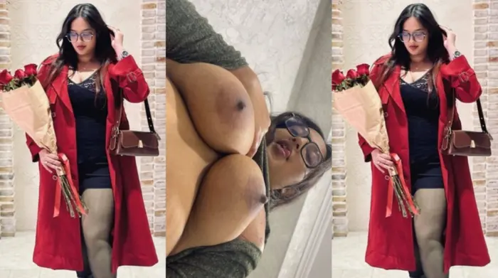 Indian Cute Baddie Riding And Boobs Sucking By Bf Viral Video